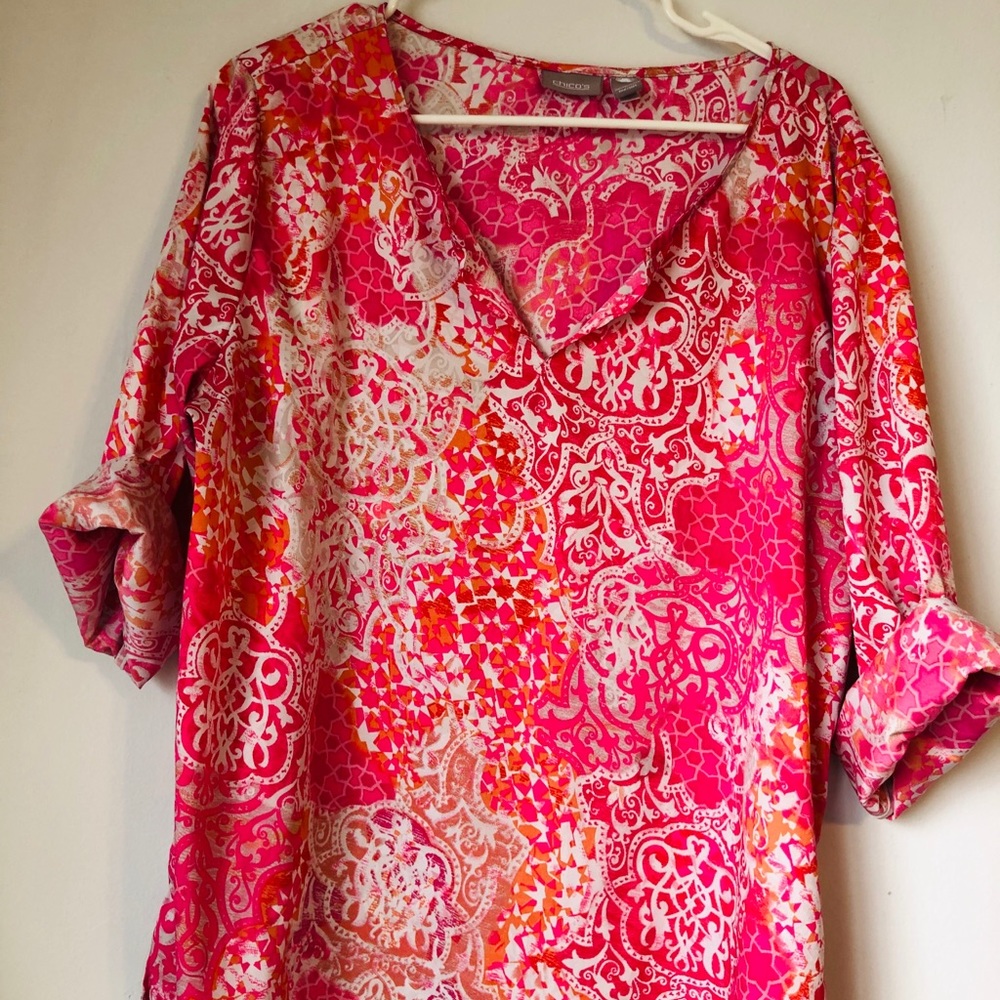 CHICO'S Shirts & Blouses Multicolor 3/4